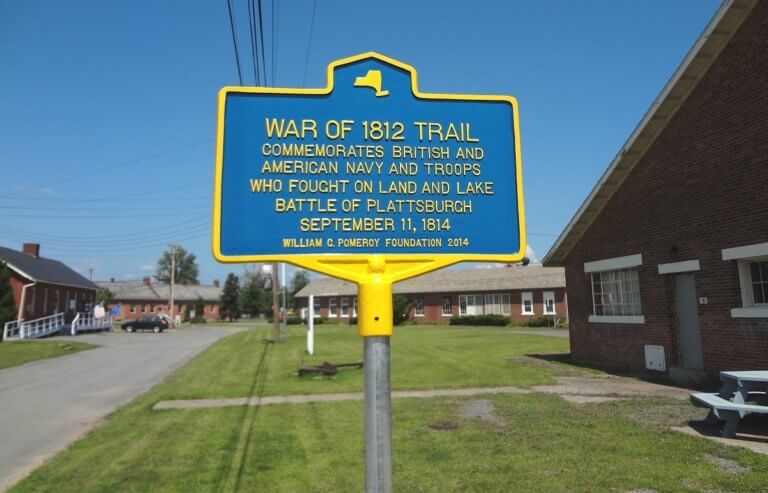 War of 1812 trail marker