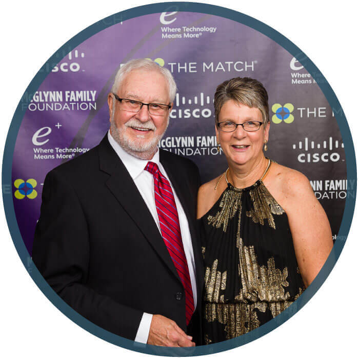 Paula Miller at a Be The Match event